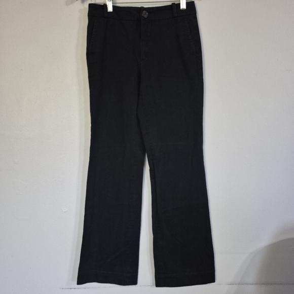 Massimo Dutti Black Wide Leg Trousers Size 4 - Picture 4 of 11